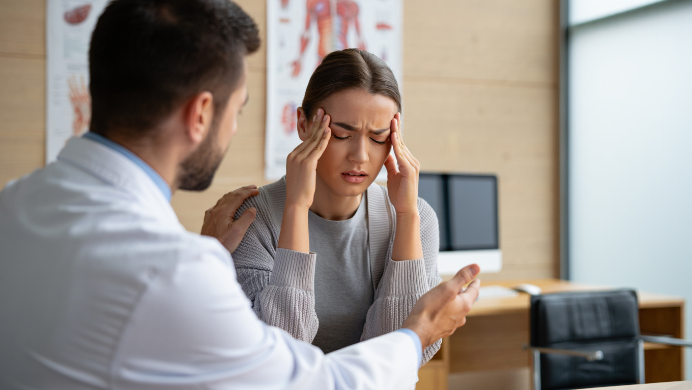 Пациент на приёме у доктора