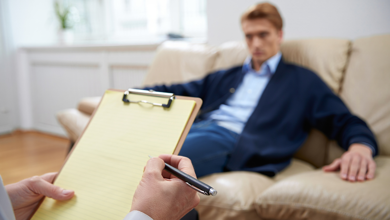 Мужчина на приёме у врача