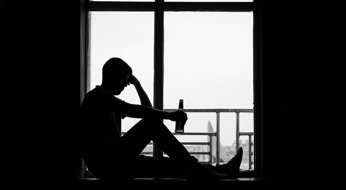 Мужчина в печали