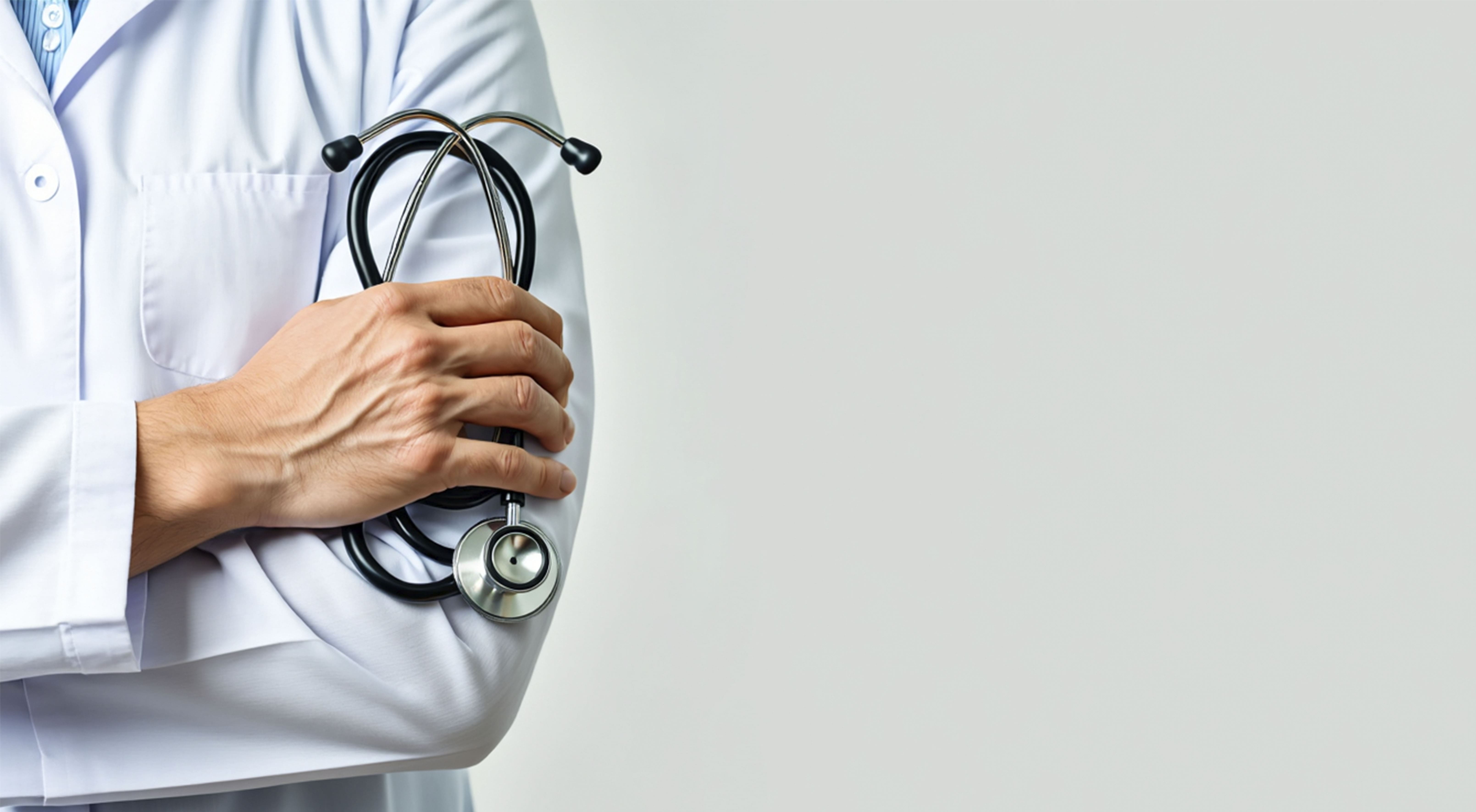 Врач со стетоскопом