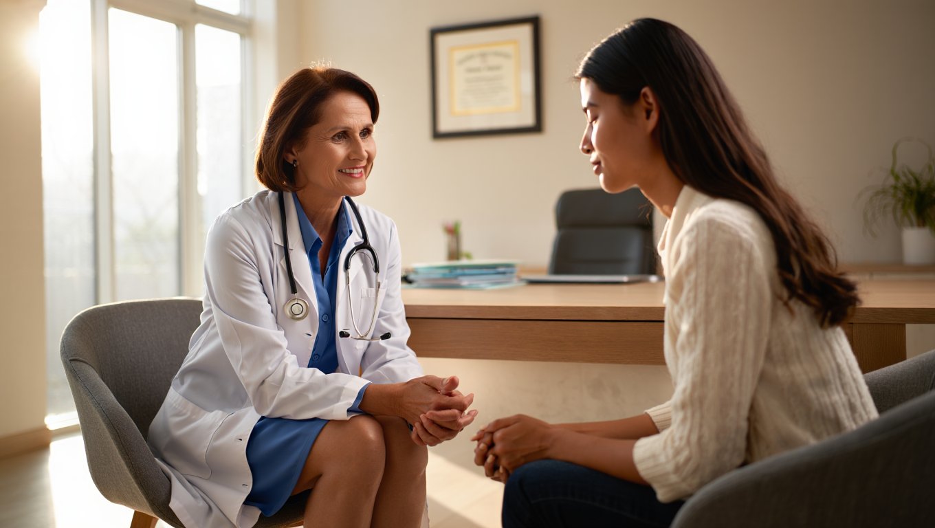 Пациент на приёме у врача